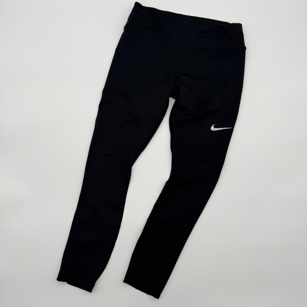Nike Dri-FIT Womens Black Running Leggings Small